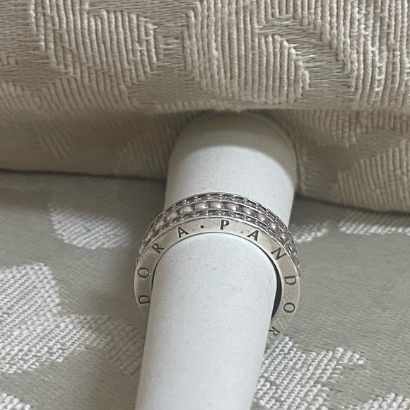 Pandora wide band Pandora Sterling Silver Band - Picture 6 of 7